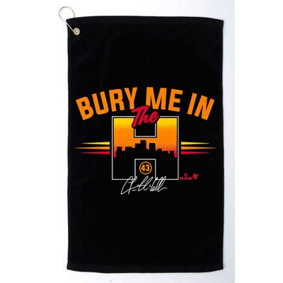 Lance McCullers Jr. Bury Me In The H Houston Baseball Golf Towel