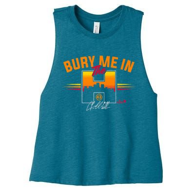 Lance McCullers Jr. Bury Me In The H Houston Baseball Women's Racerback Cropped Tank