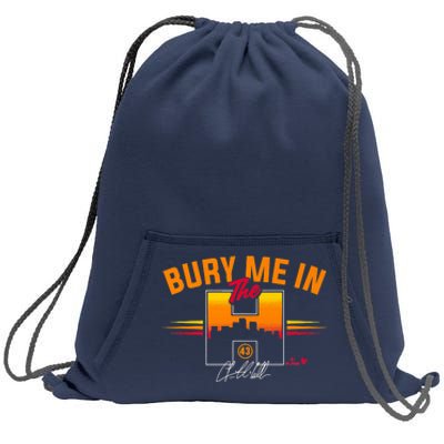 Lance McCullers Jr. Bury Me In The H Houston Baseball Sweatshirt Cinch Pack Bag