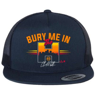 Lance McCullers Jr. Bury Me In The H Houston Baseball Flat Bill Trucker Hat