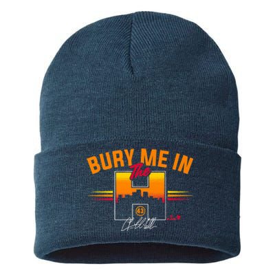 Lance McCullers Jr. Bury Me In The H Houston Baseball Sustainable Knit Beanie