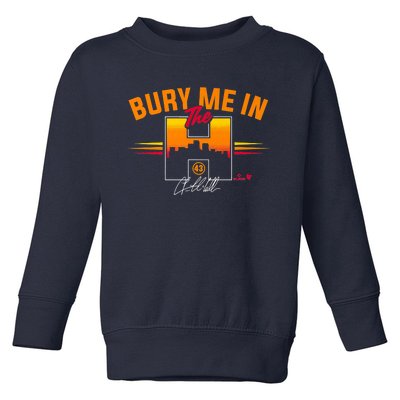 Lance McCullers Jr. Bury Me In The H Houston Baseball Toddler Sweatshirt