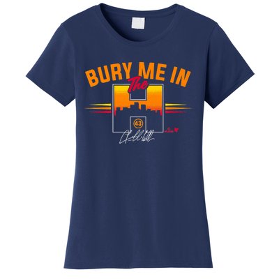 Lance McCullers Jr. Bury Me In The H Houston Baseball Women's T-Shirt