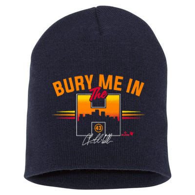 Lance McCullers Jr. Bury Me In The H Houston Baseball Short Acrylic Beanie