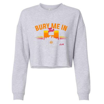 Lance McCullers Jr. Bury Me In The H Houston Baseball Cropped Pullover Crew