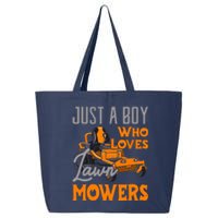 Lawn Mowing Just A Boy Who Loves Mowers Gardener 25L Jumbo Tote