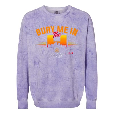 Lance McCullers Jr Bury Me In The Houston Baseball Colorblast Crewneck Sweatshirt