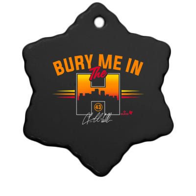 Lance McCullers Jr Bury Me In The Houston Baseball Ceramic Star Ornament