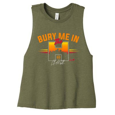 Lance McCullers Jr Bury Me In The Houston Baseball Women's Racerback Cropped Tank