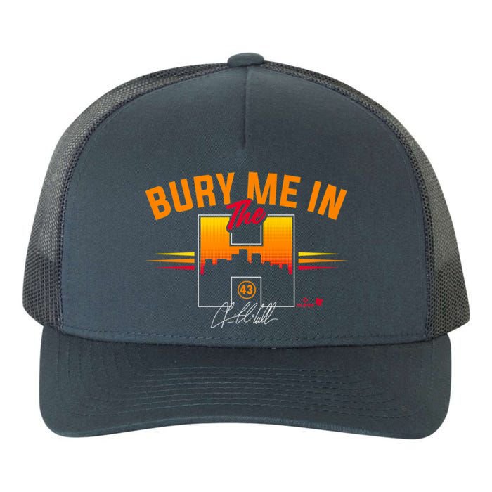 Lance McCullers Jr Bury Me In The Houston Baseball Yupoong Adult 5-Panel Trucker Hat