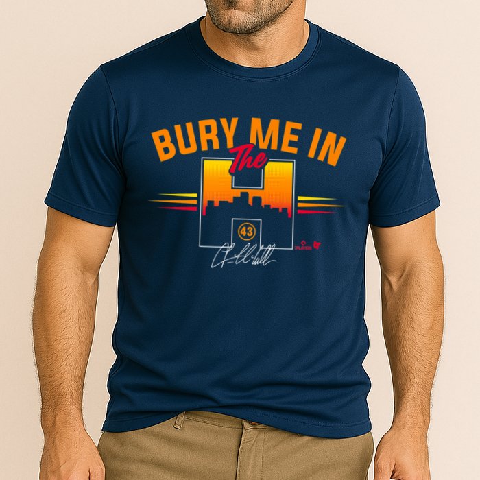 Lance McCullers Jr Bury Me In The Houston Baseball Cooling Performance Crew T-Shirt
