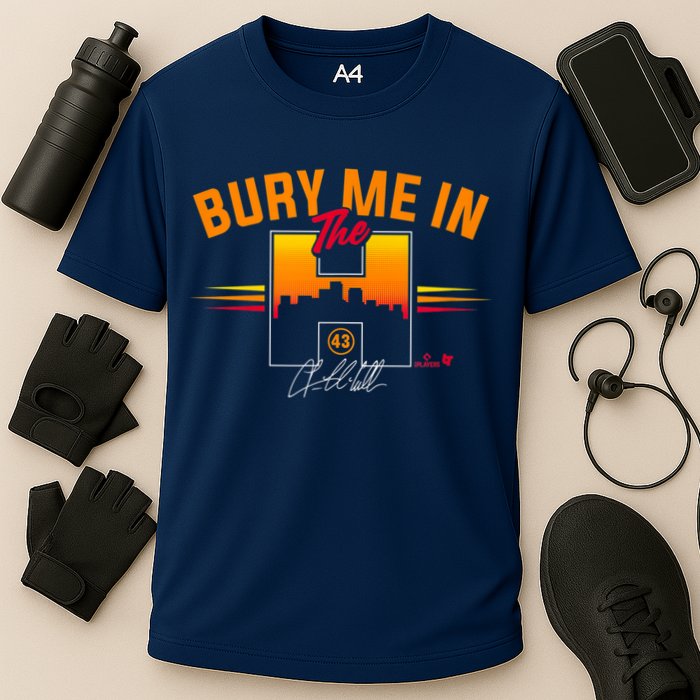 Lance McCullers Jr Bury Me In The Houston Baseball Cooling Performance Crew T-Shirt