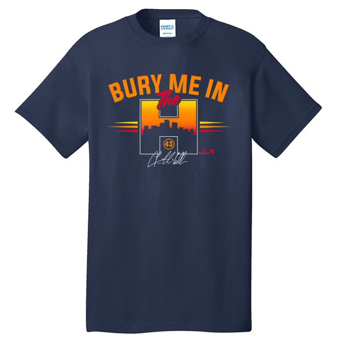 Lance McCullers Jr Bury Me In The Houston Baseball Tall T-Shirt