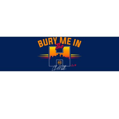 Lance McCullers Jr Bury Me In The Houston Baseball Bumper Sticker