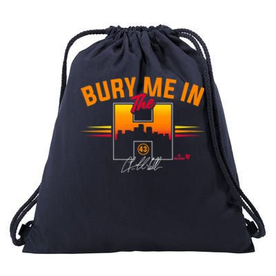 Lance McCullers Jr Bury Me In The Houston Baseball Drawstring Bag