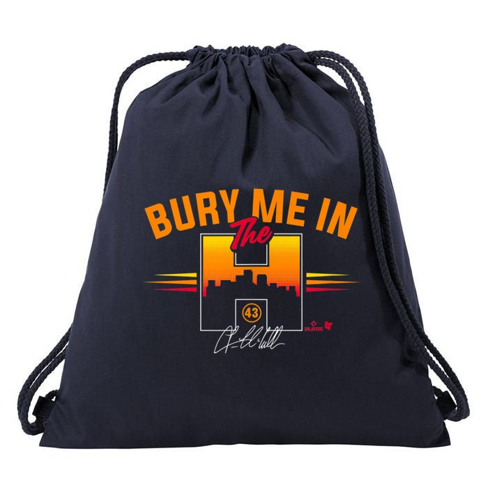 Lance McCullers Jr Bury Me In The Houston Baseball Drawstring Bag