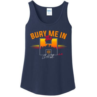 Lance McCullers Jr Bury Me In The Houston Baseball Ladies Essential Tank