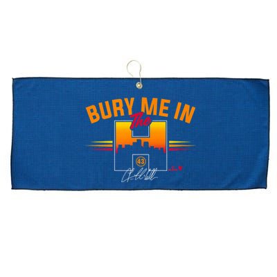 Lance McCullers Jr Bury Me In The Houston Baseball Large Microfiber Waffle Golf Towel