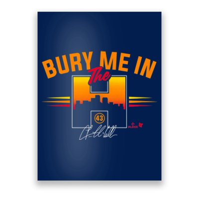 Lance McCullers Jr Bury Me In The Houston Baseball Poster