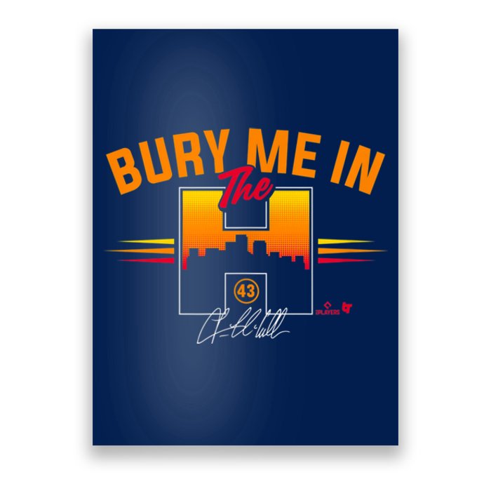 Lance McCullers Jr Bury Me In The Houston Baseball Poster