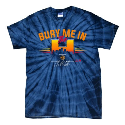 Lance McCullers Jr Bury Me In The Houston Baseball Tie-Dye T-Shirt