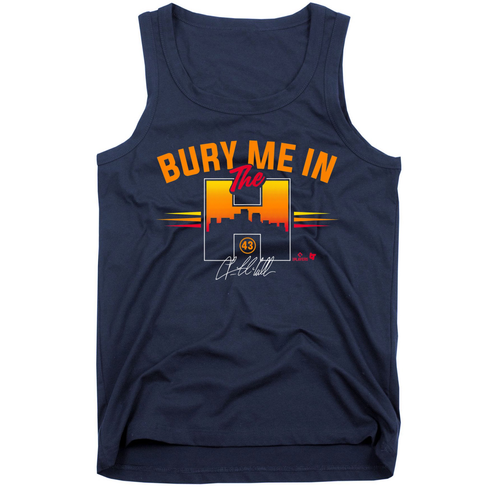 Lance McCullers Jr Bury Me In The Houston Baseball Tank Top
