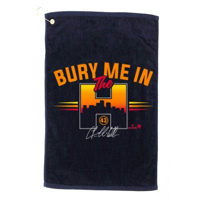 Lance McCullers Jr Bury Me In The Houston Baseball Platinum Collection Golf Towel