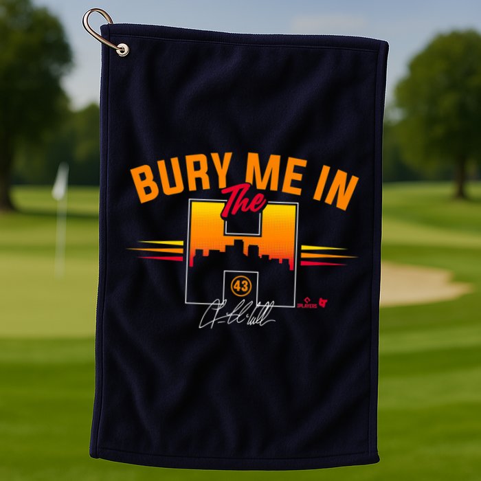 Lance McCullers Jr Bury Me In The Houston Baseball Golf Towel