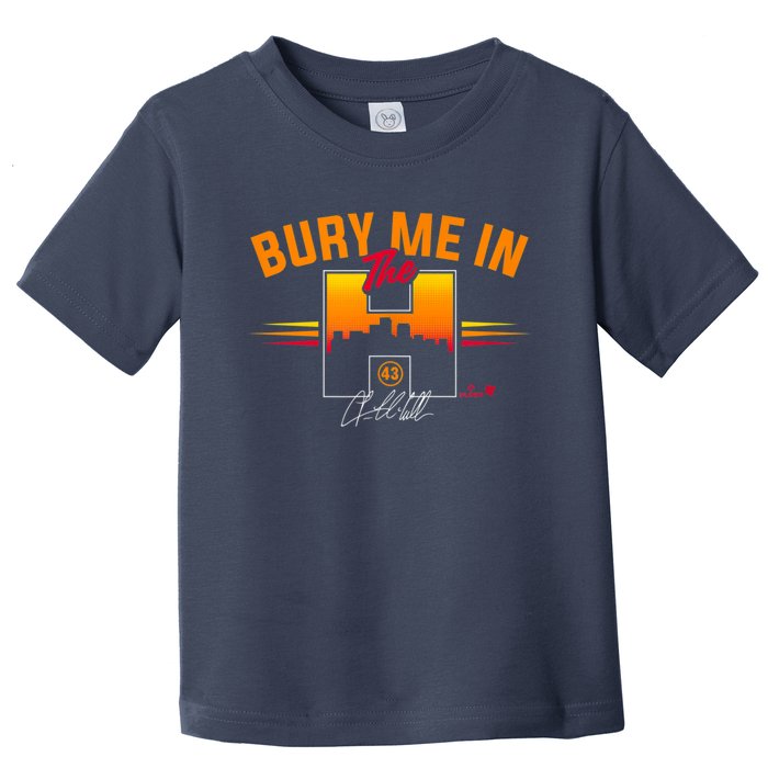 Lance McCullers Jr Bury Me In The Houston Baseball Toddler T-Shirt