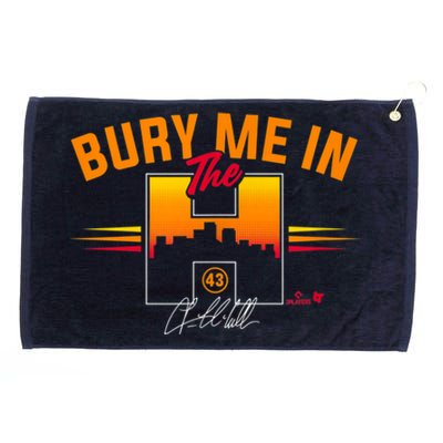 Lance McCullers Jr Bury Me In The Houston Baseball Grommeted Golf Towel