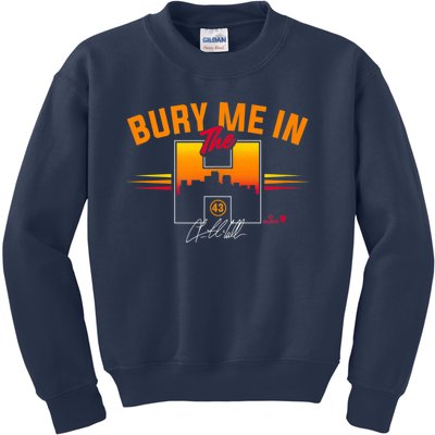 Lance McCullers Jr Bury Me In The Houston Baseball Kids Sweatshirt