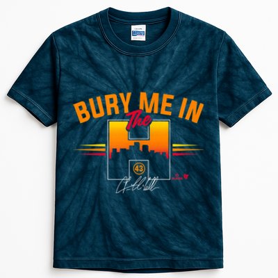 Lance McCullers Jr Bury Me In The Houston Baseball Kids Tie-Dye T-Shirt