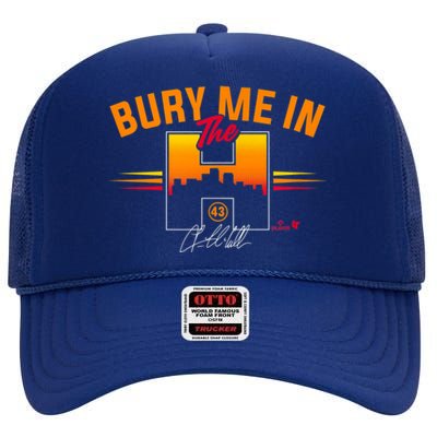 Lance McCullers Jr Bury Me In The Houston Baseball High Crown Mesh Back Trucker Hat