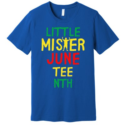 Little Mister Juneteenth Black Son Gift Premium T-Shirt