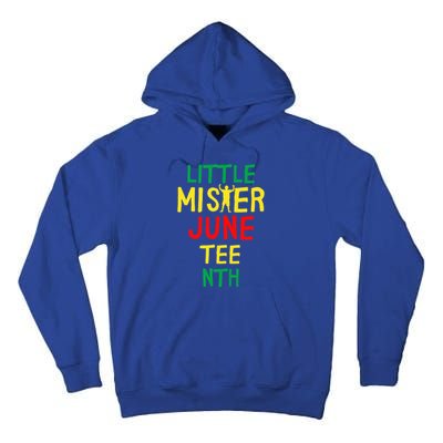 Little Mister Juneteenth Black Son Gift Tall Hoodie