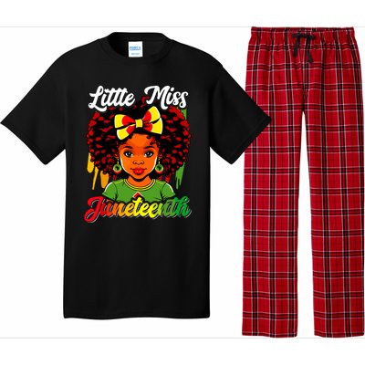 Little Miss Juneteenth Girl Black History Pajama Set