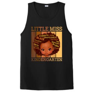 Little Miss Kindergarten Black Back To School Melanin PosiCharge Competitor Tank