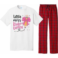 Little Miss Kindergarten Back To School Rainbow Girl Pajama Set