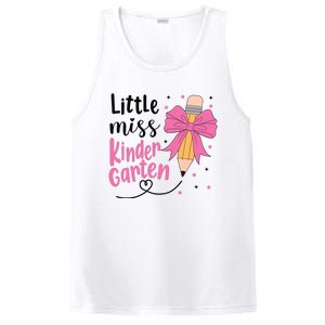 Little Miss Kindergarten Back To School Rainbow Girl PosiCharge Competitor Tank