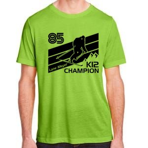 Lane Meyer K12 Champion Ski Lover Gift Adult ChromaSoft Performance T-Shirt