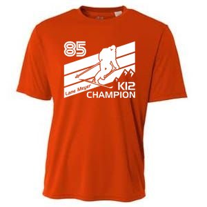 Lane Meyer K12 Champion Ski Lover Gift Cooling Performance Crew T-Shirt