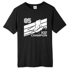 Lane Meyer K12 Champion Ski Lover Gift Tall Fusion ChromaSoft Performance T-Shirt