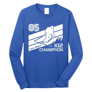 Lane Meyer K12 Champion Ski Lover Gift Long Sleeve Shirt