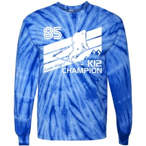 Lane Meyer K12 Champion Ski Lover Gift Tie-Dye Long Sleeve Shirt