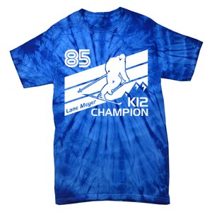 Lane Meyer K12 Champion Ski Lover Gift Tie-Dye T-Shirt