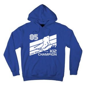 Lane Meyer K12 Champion Ski Lover Gift Tall Hoodie