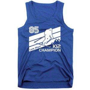 Lane Meyer K12 Champion Ski Lover Gift Tank Top