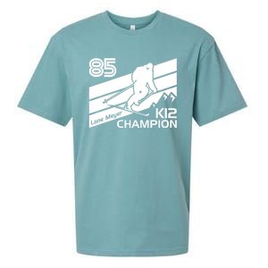 Lane Meyer K12 Champion Ski Lover Gift Sueded Cloud Jersey T-Shirt