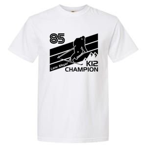 Lane Meyer K12 Champion Ski Lover Gift Garment-Dyed Heavyweight T-Shirt