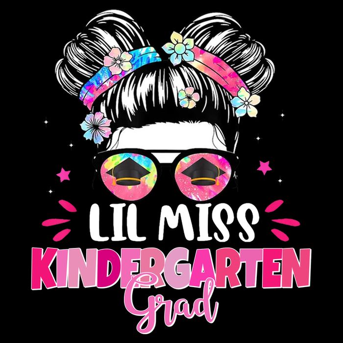 Lil Miss Kindergarten Grad Last Day Of School Zip Tote Bag
